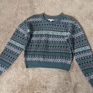 BP Patterned Knit Sweater